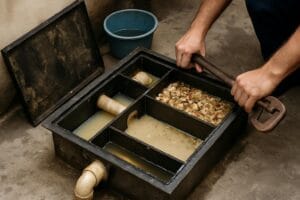 グリーストラップとは｜構造・清掃方法・トラブル対策を完全ガイド