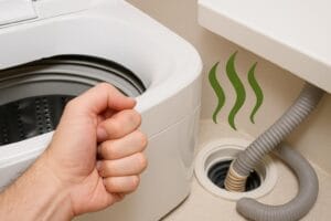 洗濯機の排水口が臭い！下水臭の原因別対処法と効果的な予防策