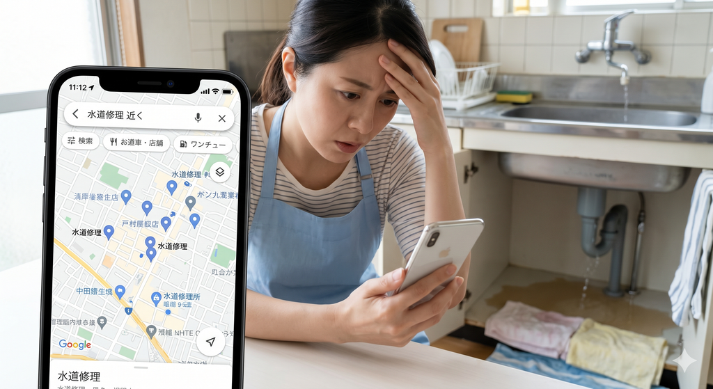 1. 近くの水道修理業者はどう探す?素早く安全に見つける手順
